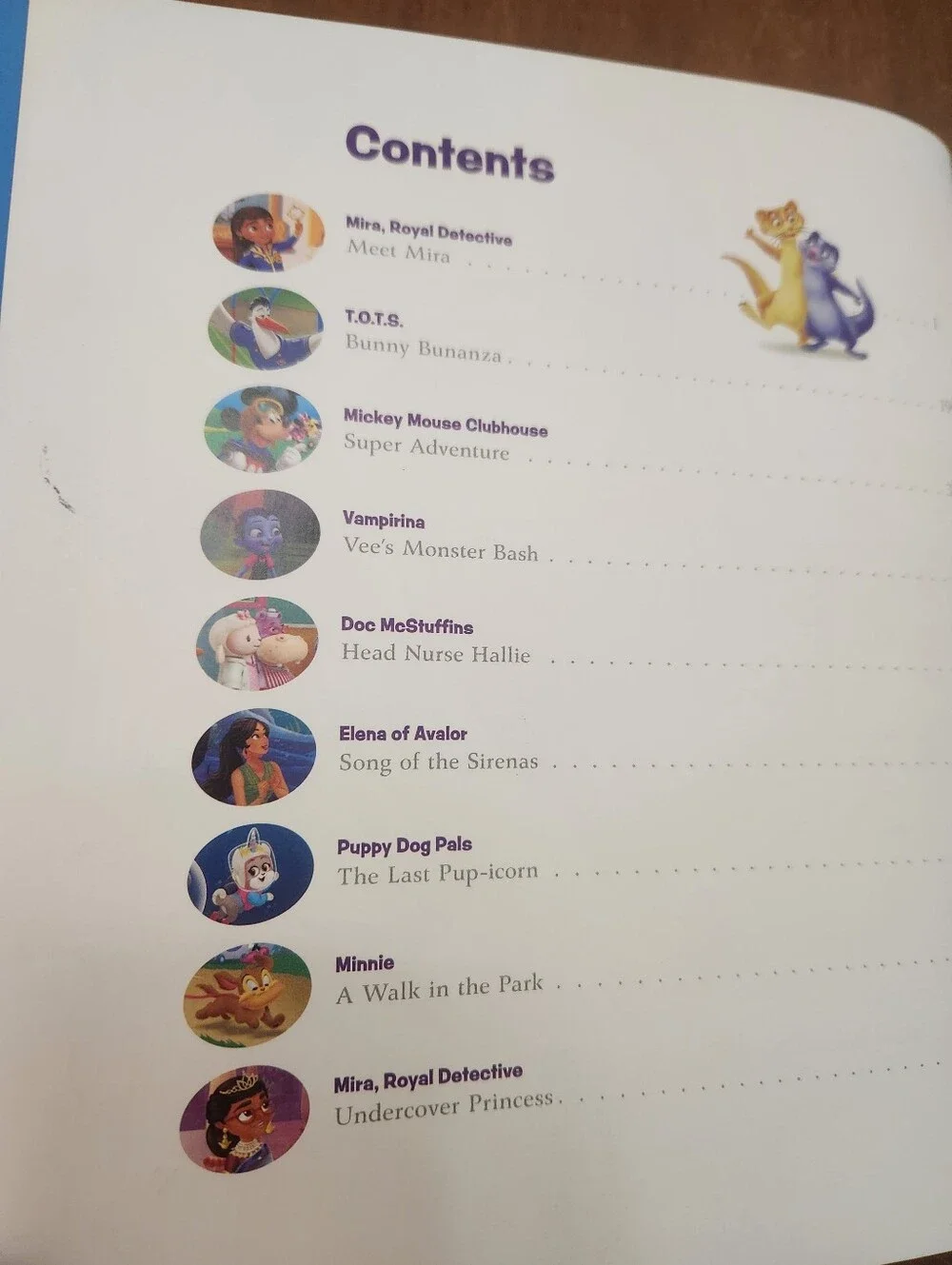 Disney Junior Storybook Collection Hard Cover Book EUC